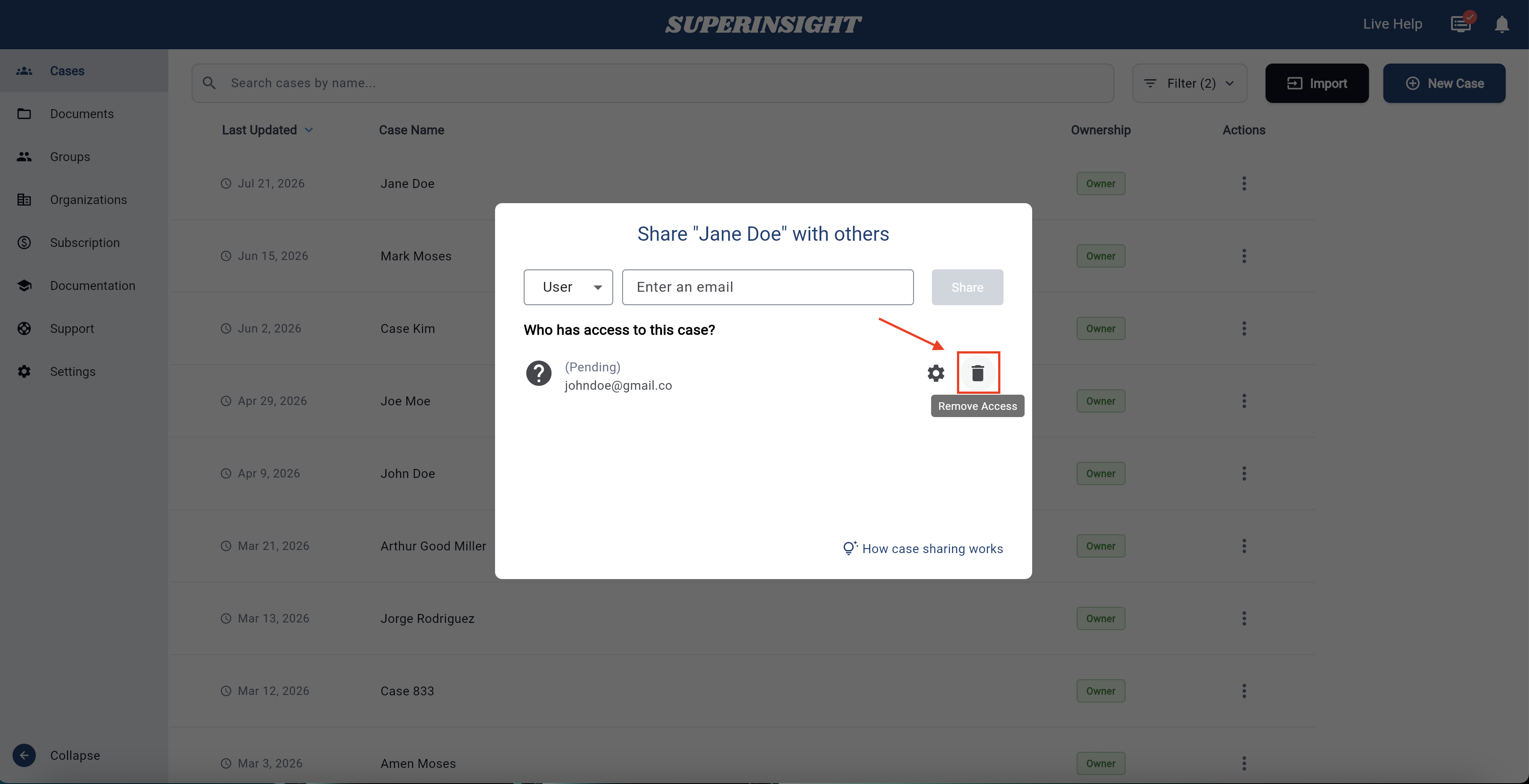 Remove Access