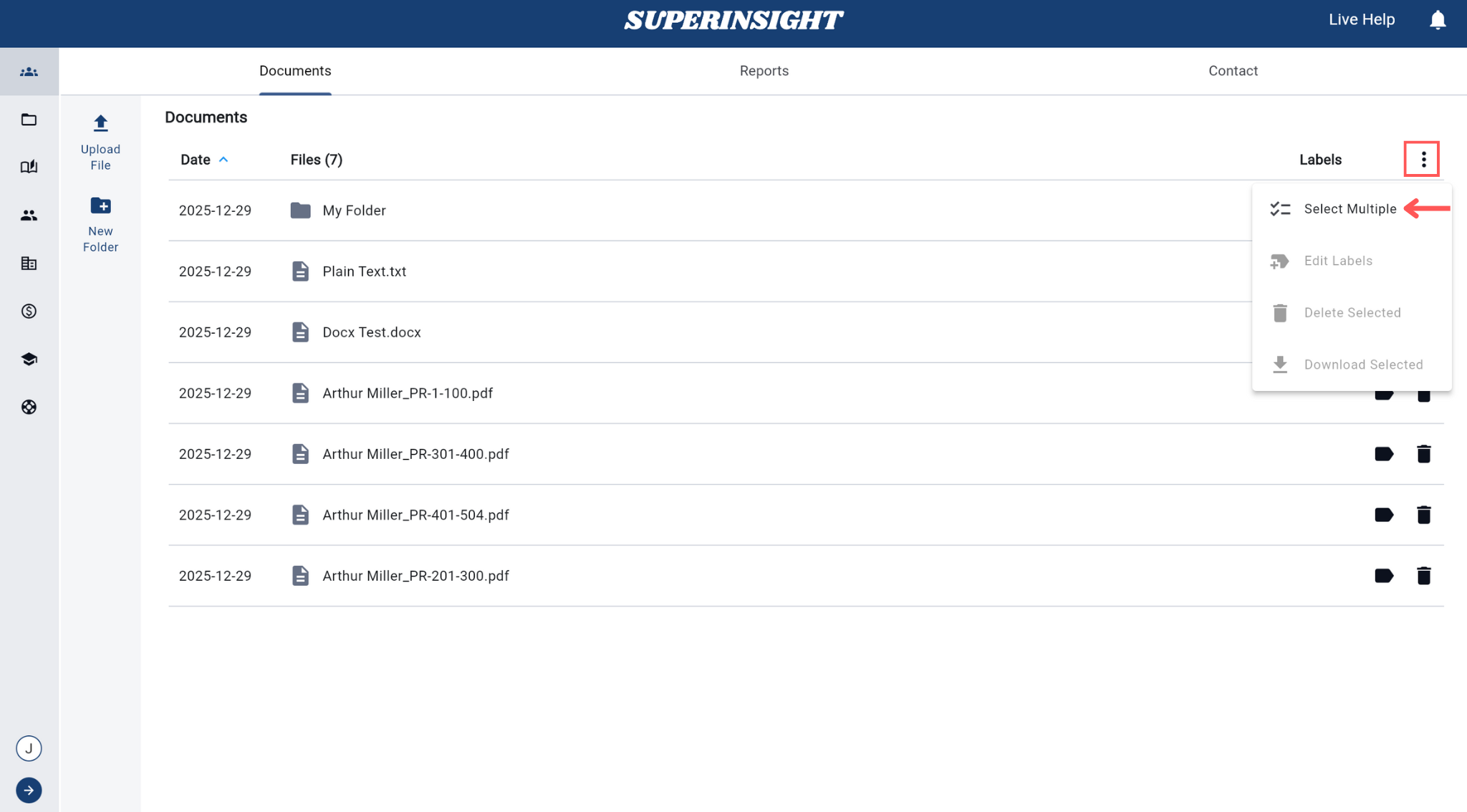 Bulk Download Step 1
