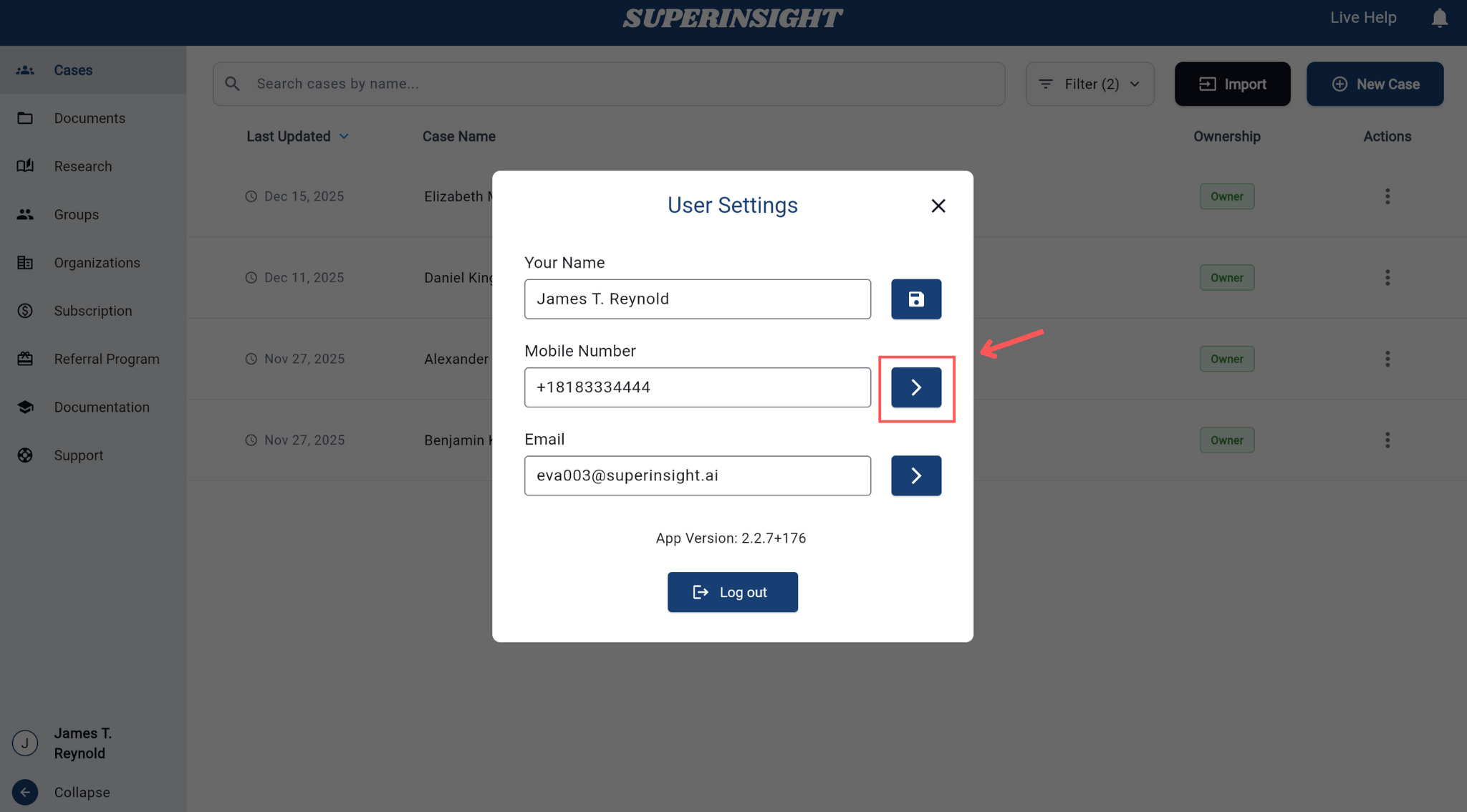 Update Mobile Step 1